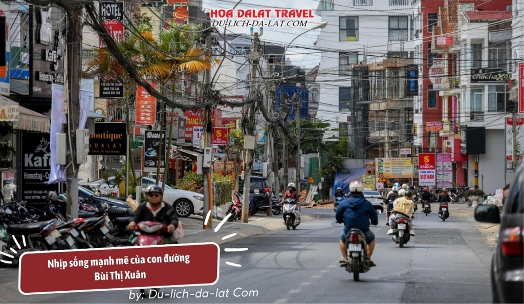 Nhịp sống mạnh mẽ, nhộn nhịp trên con đường Bùi Thị Xuân