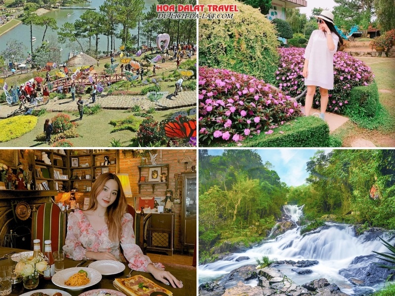 Ngày 2 Khám Phá Thung Lũng Tình Yêu, Đồi Mộng Mơ, ăn trưa và tham quan Thác Datanla