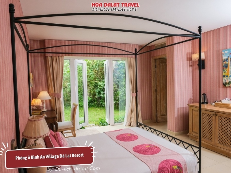 Phòng Bình An Village Đà Lạt Resort lãng mạn, gần gũi với thiên nhiên