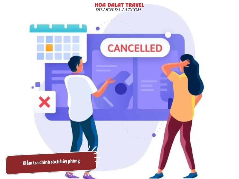 Kiểm tra chính sách hủy phòng