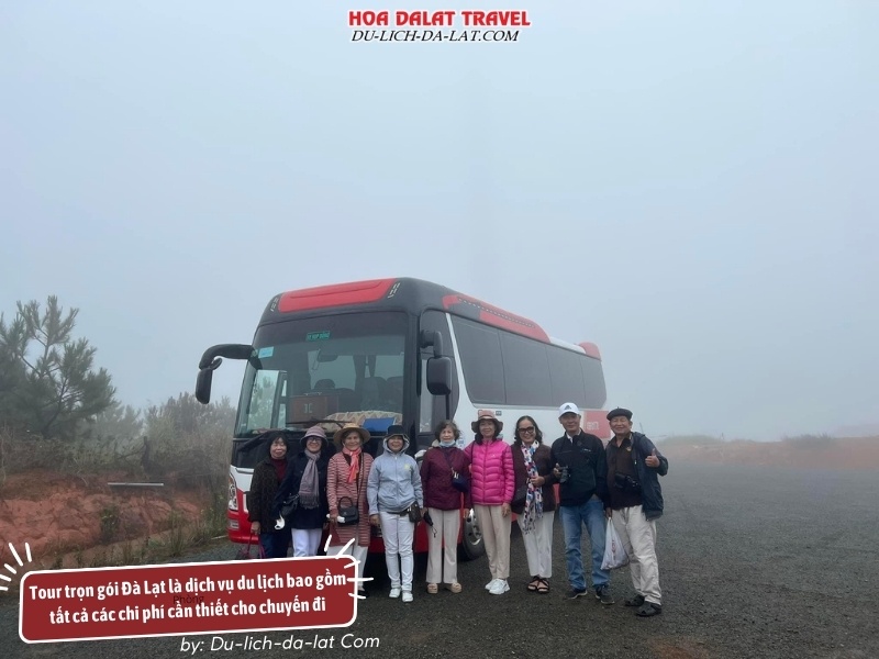 Tour trọn gói Đà Lạt là dịch vụ du lịch bao gồm tất cả các chi phí cần thiết cho chuyến đi
