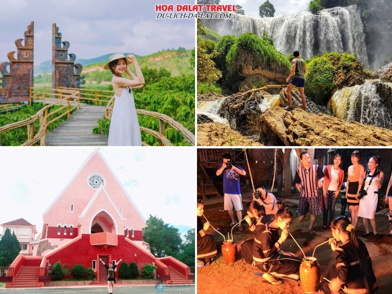 Thưởng thức cà phê Mê Linh, khám phá thác Voi, nhà thờ Domain và tham gia lễ hội cồng chiêng