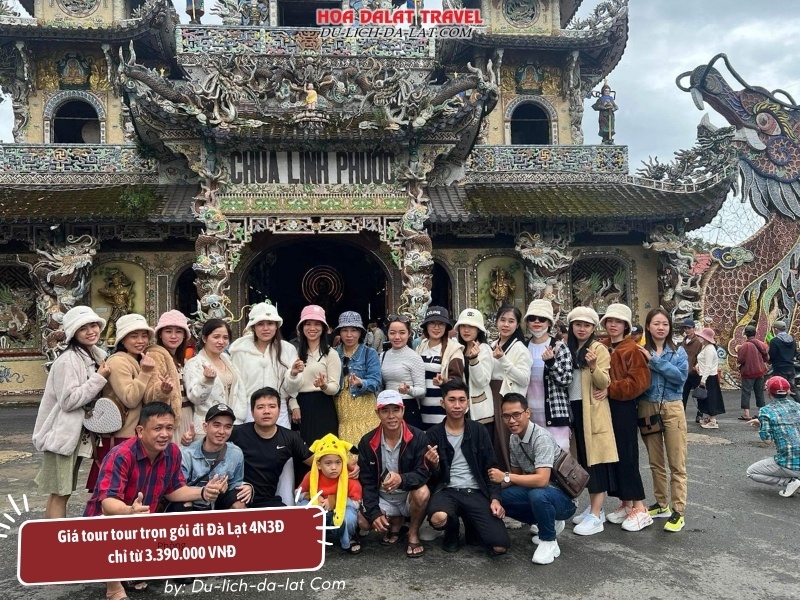 Giá tour tour trọn gói đi Đà Lạt 4N3Đ