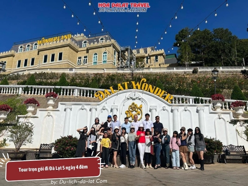 Tour trọn gói đi Đà Lạt 5 ngày 4 đêm