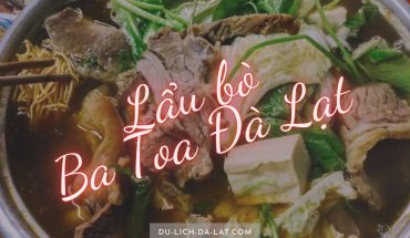 Lẩu bò Ba Toa Đà Lạt